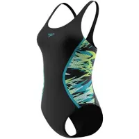 Speedo - Women's Hyperboom Splice Muscleback One Piece - Traje de baño size 36, azul