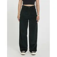 Volcom - Pantalones Mujer - Weellow II Corduroy Pant W Scarab para Mujer de Algodón - Talla 26 US - Verde