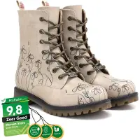 Goby Botines con cordones 'MAT146' beige