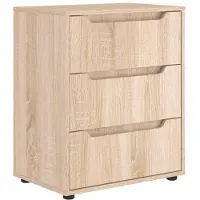 vidaXL Mueble aparador VISNES, color Sonoma, 60x40x73 cm, material: tablero de partículas