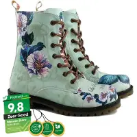 Goby Botas con cordones 'WMAT116' turquesa / mezcla de colores
