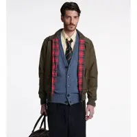 Baracuta para hombre. BRCPS3001UT3124 Chaqueta Harrington G9 verde oliva (S), Casual, Poliéster, outlet 2026.