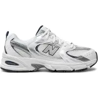 New Balance para mujer/niña. GR530V1 Zapatillas 530 (39), Blanco, Plano, Cordones, Casual, Deportivo, moda infantil, outlet 2026