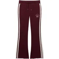 Superdry para mujer. W7011308A Pantalón Jogger ESS Stripe Flare burdeos (L), Casual, Algodón, outlet 2026.