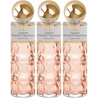 Saphir Eau De Parfum Perfect Woman 200ml 3 Unidades