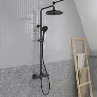 Ideal standard Sistema de ducha Lastani con termostato para ducha, de montaje en superficie