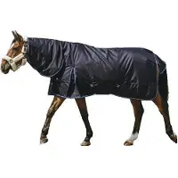 Riding World Manta para caballo Eco 600d, modelo combo, 0 gramos, color azul, tallas 150-198 cm, color azul, tallas 150-198 cm