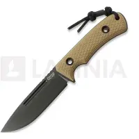 Trc knives Cuchillo South Pole Vanadis V4E DLC, coyote G10, black multicam kydex