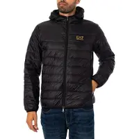 EA7 unisex. 8NPB24_PNGPZ Chaqueta de plumas plegable Core Identity negro (XL), Casual, Poliamida, outlet 2026.