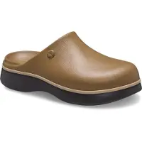 Crocs Zuecos Dylan Notched Clog mujer - Marrón - 37 / 38