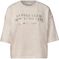 Street One Sudadera beige moteado / gris plateado