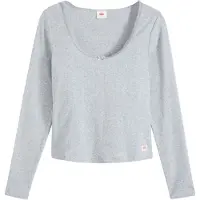 Levi's Camiseta 'DRY GOODS POINTELLE' gris claro