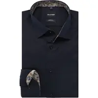 Olymp Camisa marino / azul claro / amarillo / blanco