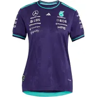 Adidas adidasCAMISETA DE PILOTO FLOR DE VANDA MERCEDES - AMG PETRONAS FORMULA 1 TEAM VANDA BLOOM AUTHENTIC XS Dark Purple Mujer