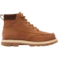 Sorel - Botas para hombre - Lark-47 Moc Toe WP Velvet Tan Tobacco de Cuero - Talla 45 - Marrón