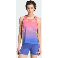 Adidas adidasCamiseta de tirantes ADIZERO RUNNING BMW BERLIN-MARATHON 2026 PARA MUJER XL Solar Turbo / Dual Indigo Mujer