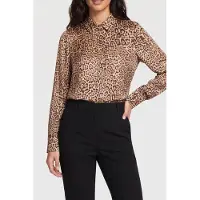 Guess Marciano GUESS New Melissa Shirt Charming Leopard All Talla: 42 | Manga Larga Outlet | Mujer