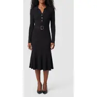 Guess Marciano GUESS Agathe Polo Ls Dress Jet Black A996 Talla: 46 | Blusón Outlet | Mujer | Negro