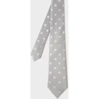 Paul Smith Men Tie Spot Grey Talla: 8 | Corbatas Outlet | Hombre | Gris