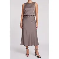 Guess Marciano GUESS Sibilla Long Satin S Washed Taupe Talla: S | Faldas Midi Outlet | Mujer | Negro