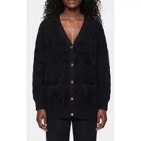 Guess Marciano GUESS Adele Logo Chenille Jet Black A996 Talla: XS | Sudaderas con Capucha Outlet | Mujer | Negro