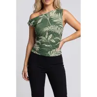 Guess Marciano GUESS Sl Off Shoulder Miri Forest Tropical Prin Talla: M | Camisetas de Seda Outlet | Mujer