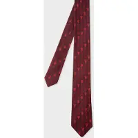 Paul Smith Men Tie 6cm Man United Burgundy/ Borde Talla: OS | Corbatas Outlet | Hombre | Marrón
