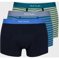 Paul Smith Men Trunk 3 Pk Nvy Strp Mixed Plate 1 Talla: S | Bóxeres Outlet | Hombre