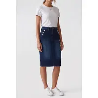 Guess Marciano GUESS Riley Longuette Snow Fall Talla: W29 | Faldas Midi Outlet | Mujer | Blanco