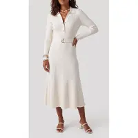 Guess Marciano GUESS Agathe Polo Ls Dress Macadamia Talla: 44 | Vestidos Midi Outlet | Mujer