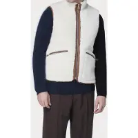 Paul Smith Mens Slim Fit Reversible Sheepskin Gilet Tan Talla: M | Chaquetas de Cuero Outlet | Hombre