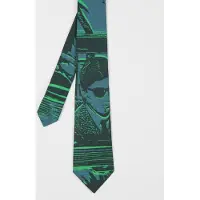 Paul Smith Men Tie Getaway Petrol Green Talla: 8 | Corbatas Outlet | Hombre | Verde
