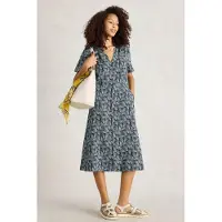 White Stuff Iris Linen Dress Navy Print Talla: 6 REGULAR | Blusón Outlet | Mujer | Blanco