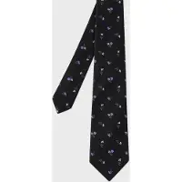 Paul Smith Men Tie Mini Flowers Black Talla: 6 | Corbatas Outlet | Hombre | Negro