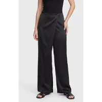 Guess Marciano GUESS Aretha Overlap Pants Jet Black A996 Talla: 46 | Pantalones Formales Outlet | Mujer | Negro