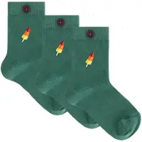 Adam 3-pack Casual Socks Kids Smoke Pine Talla: 0/1 | Calcetines Outlet | Unisex