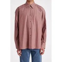 Paul Smith Mens S/c Oversized Shirt Bubblegum/rasp Talla: 16.5 | Manga Larga Outlet | Hombre