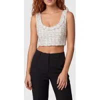 Guess Marciano GUESS Sl Annamaria Tweed C White And Black Twee Talla: XS | Blusas Outlet | Mujer | Blanco