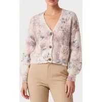 Guess Marciano GUESS Abir Printed Cardi S Snow Lynx Talla: XS | Sudaderas con Capucha Outlet | Mujer | Blanco