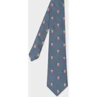 Paul Smith Men Tie Popcorn Light Blue Talla: 8 | Corbatas Outlet | Hombre | Azul