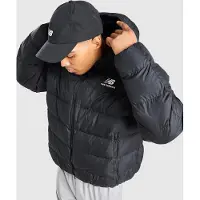 New Balance Chaqueta de invierno 'Boston' negro / blanco