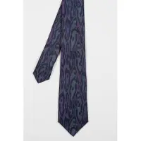 Paul Smith Men Tie Animal Grain Navy Talla: 8 | Corbatas Outlet | Hombre | Azul