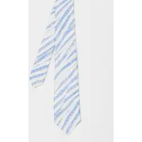 Paul Smith Men Tie Crayon Stripe Blue Talla: 8 | Corbatas Outlet | Hombre | Azul
