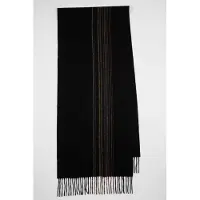 Paul Smith Men Scarf Offset Signatr Black Talla: OS | Bufandas Outlet | Hombre | Negro