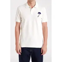 Paul Smith Mens Polo Shirt Palm Emb Off White Talla: XS | Polos Outlet | Hombre | Blanco