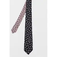 Paul Smith Men Tie Blur Polka Black Talla: 8 | Corbatas Outlet | Hombre | Negro
