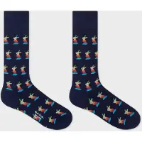 Paul Smith Men Sock Richie Rabb Navy Talla: OS | Ropa Interior Outlet | Hombre | Azul