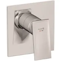Kludi Grifo monomando de encastre DECUS para llenar bañeras y duchas, juego de instalación de alta calidad, para 1 salida