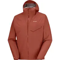 Salomon - Ropa para trail running - Bonatti Waterproof Jkt M Burnt Umber - Talla M - Naranja