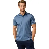 Hackett London para hombre. HM5600230 Polo Members azul (3XL), Casual, Algodón, Manga corta, outlet 2026.
